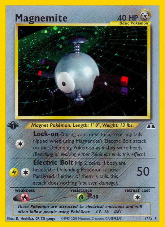 Pokemon Magnemite 7/75 Neo Discovery