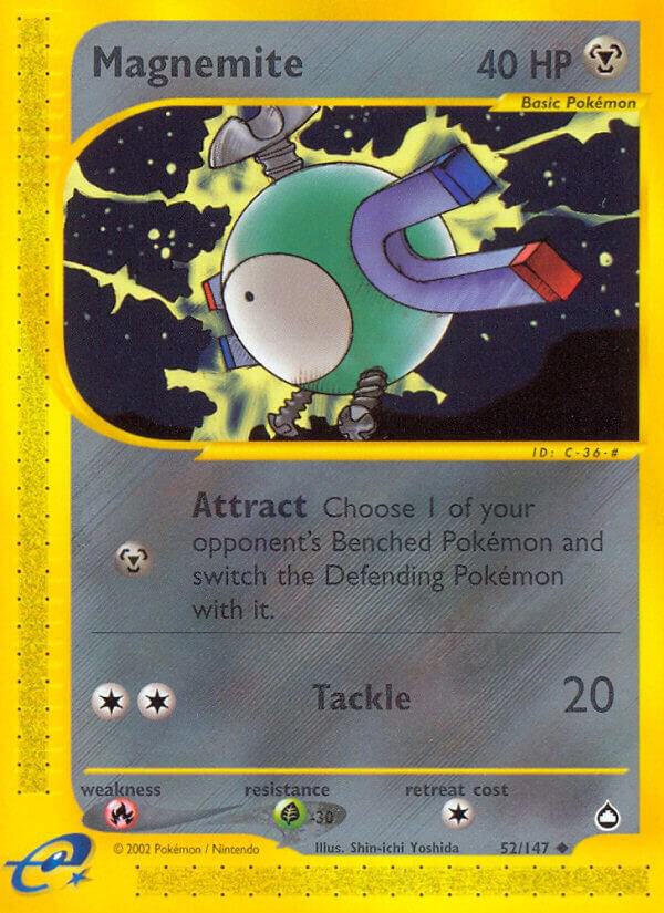 Pokemon Magnemite 52/147 Aquapolis