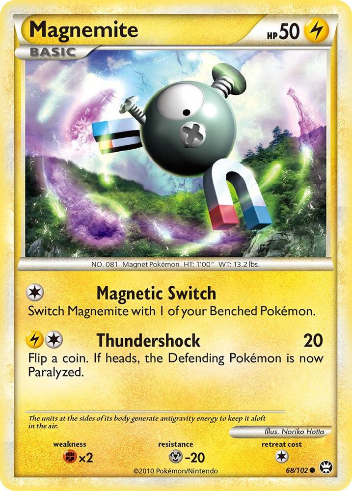 Pokemon Magnemite 68/102 Triumphant