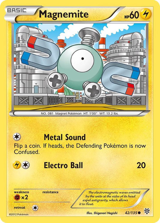 Pokemon Magnemite 42/135 Plasma Storm