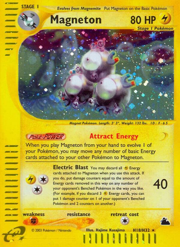 Pokemon Magneton H18/144 Skyridge