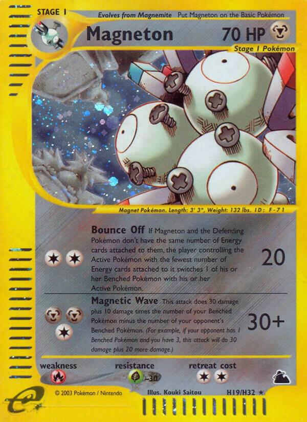 Pokemon Magneton H19/144 Skyridge