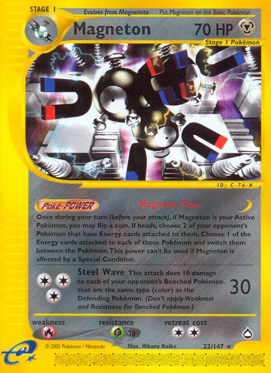 Pokemon Magneton 22/147 Aquapolis