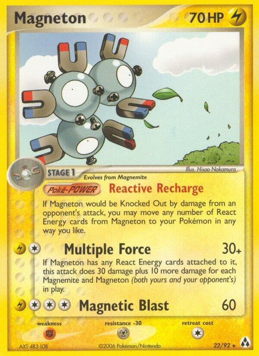 Pokemon Magneton 22/92 Legend Maker