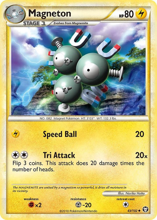 Pokemon Magneton 43/102 Triumphant