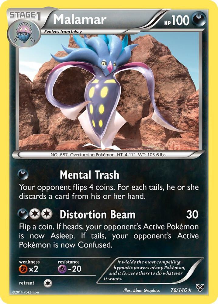 Pokemon Malamar 76/146 XY