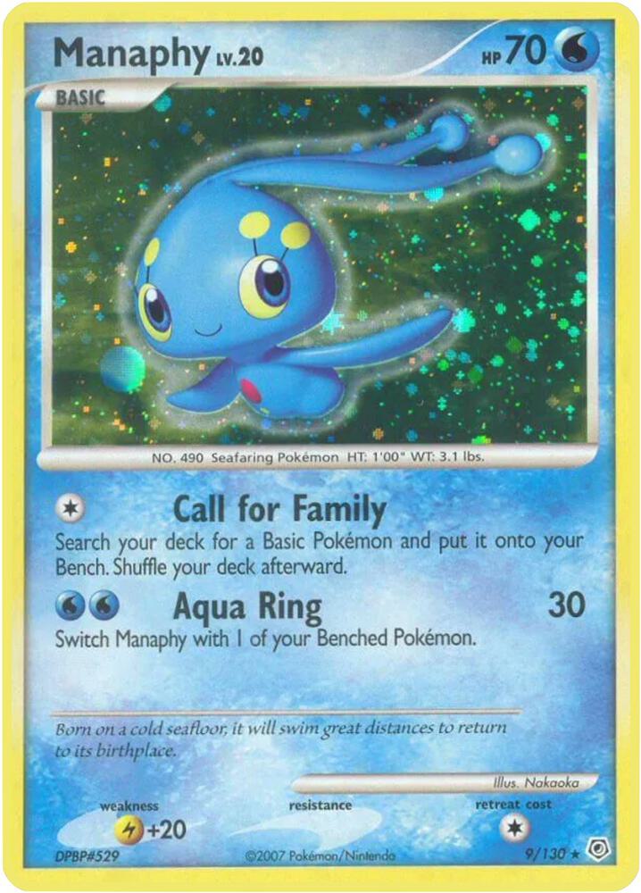 Pokemon Manaphy 9/130 Diamond & Pearl