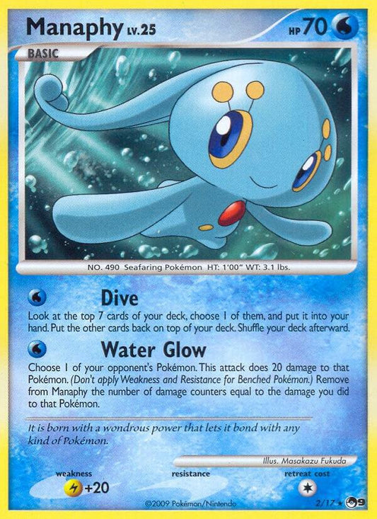 Pokemon Manaphy 2/17 POP Series 9