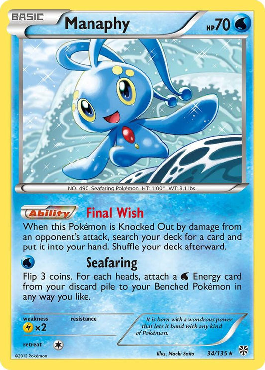 Pokemon Manaphy 34/135 Plasma Storm