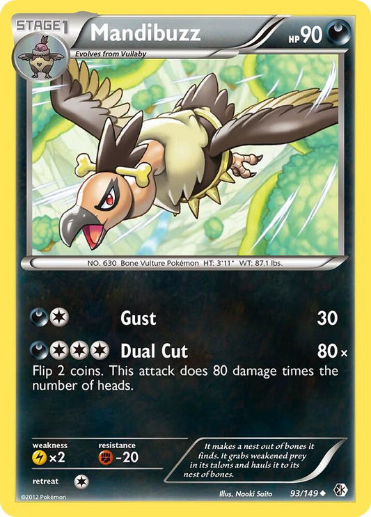 Pokemon Mandibuzz 93/149 Boundaries Crossed