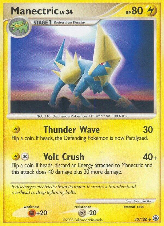 Pokemon Manectric 40/100 Majestic Dawn