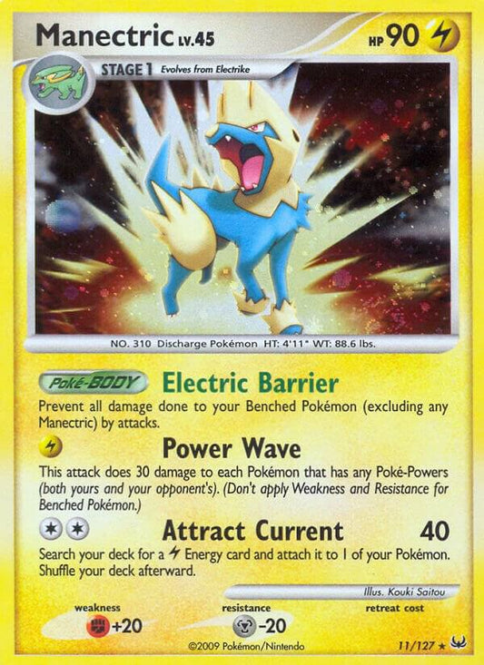 Pokemon Manectric 11/127 Platinum