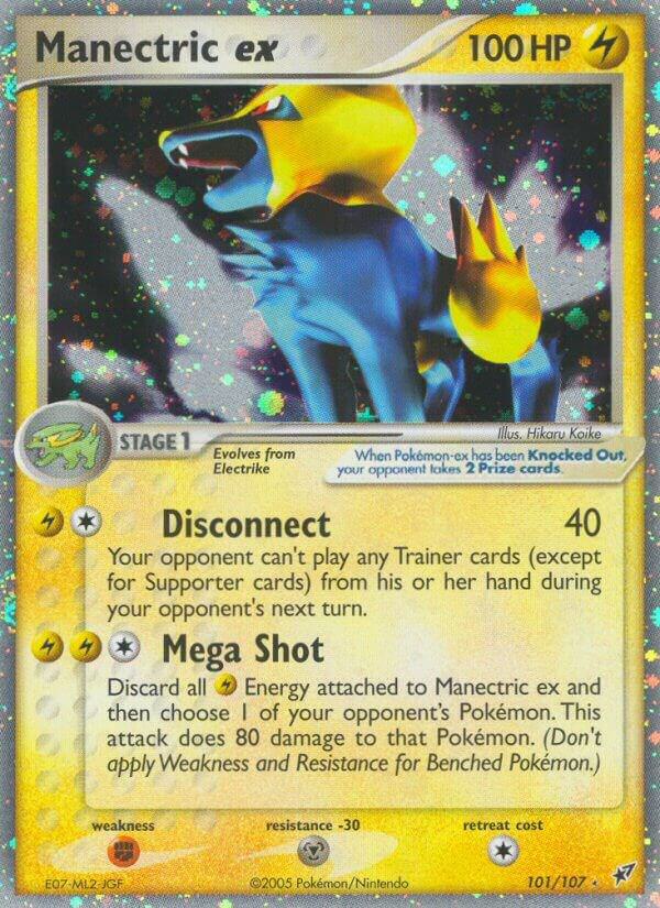 Pokemon Manectric ex 101/107 Deoxys