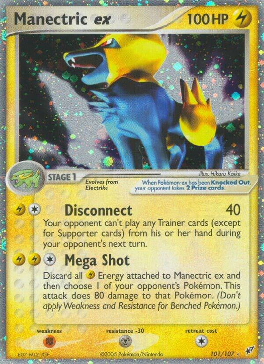 Pokemon Manectric ex 101/107 Deoxys