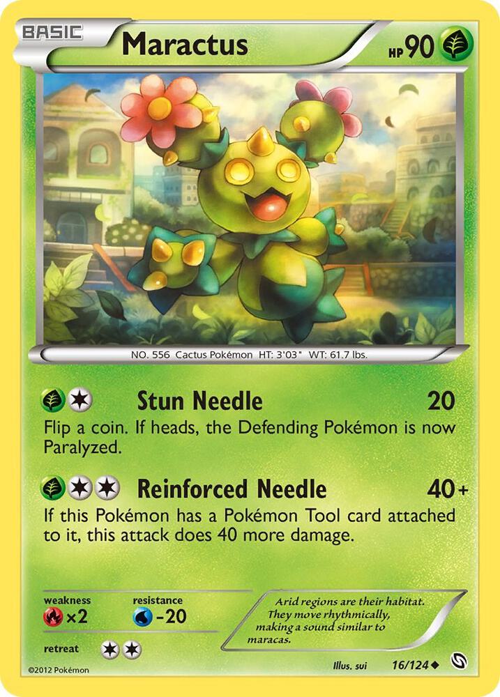 Pokemon Maractus 16/124 Dragons Exalted