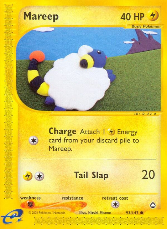 Pokemon Mareep 93/147 Aquapolis