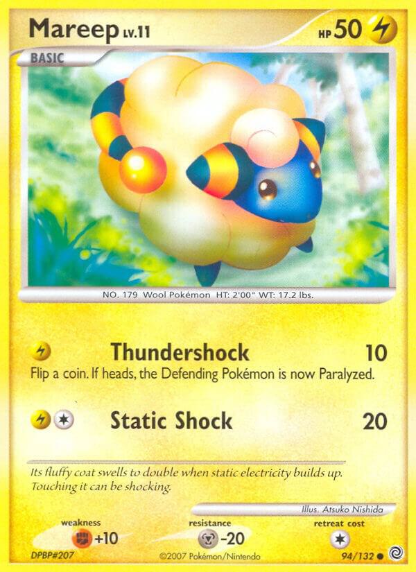 Pokemon Mareep 94/132 Secret Wonders