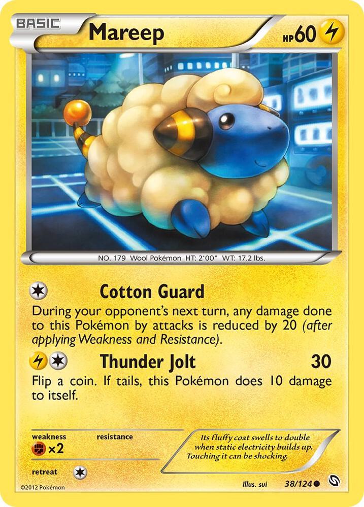 Pokemon Mareep 38/124 Dragons Exalted