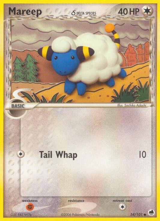 Pokemon Mareep δ 54/101 Dragon Frontiers