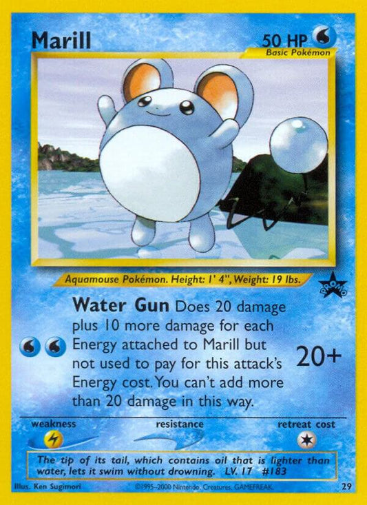 Pokemon Marill #29 WOTC Promo
