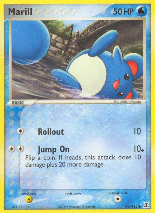 Pokemon Marill 76/113 Delta Species