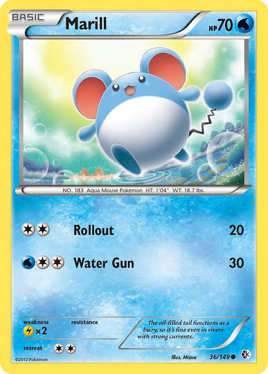 Pokemon Marill 36/149 Boundaries Crossed