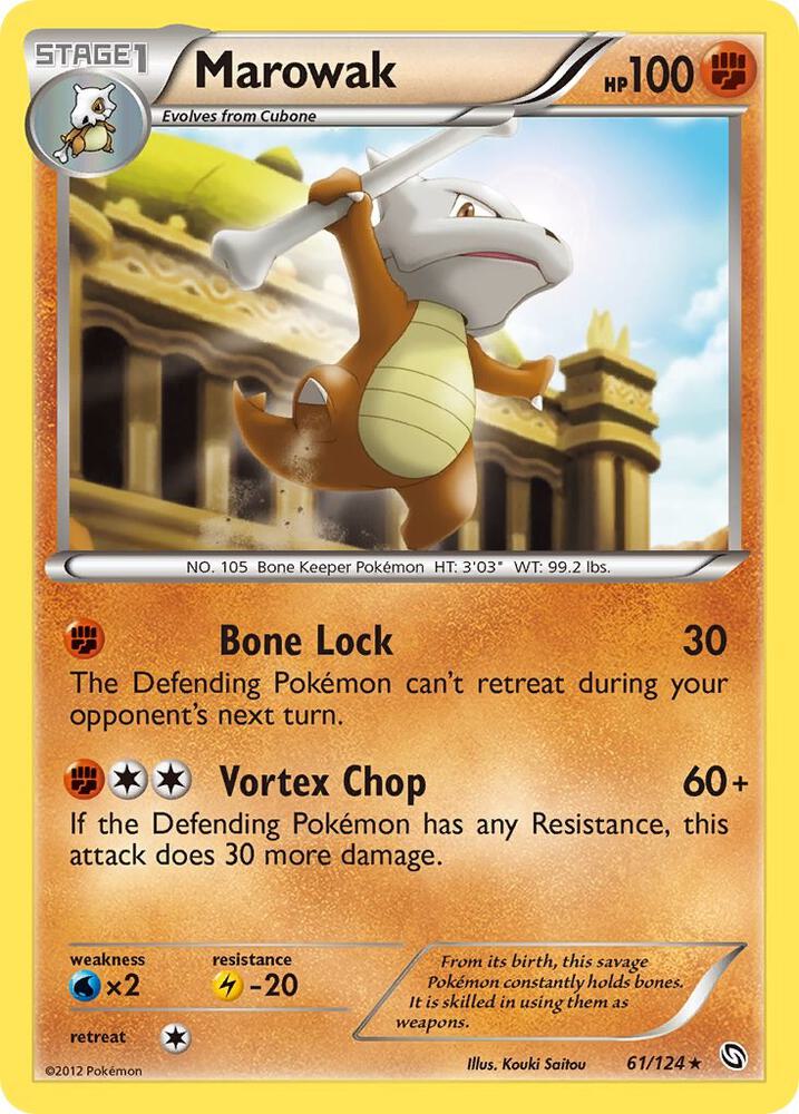 Pokemon Marowak 61/124 Dragons Exalted