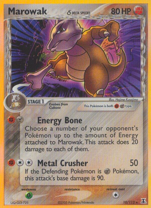 Pokemon Marowak δ 10/113 Delta Species