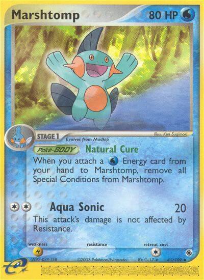 Pokemon Marshtomp 41/109 EX Ruby & Sapphire