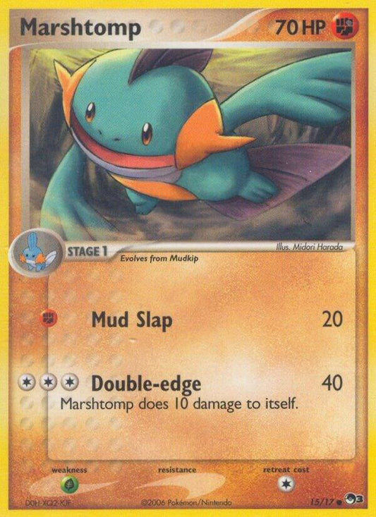 Pokemon Marshtomp 15/17 POP Series 3