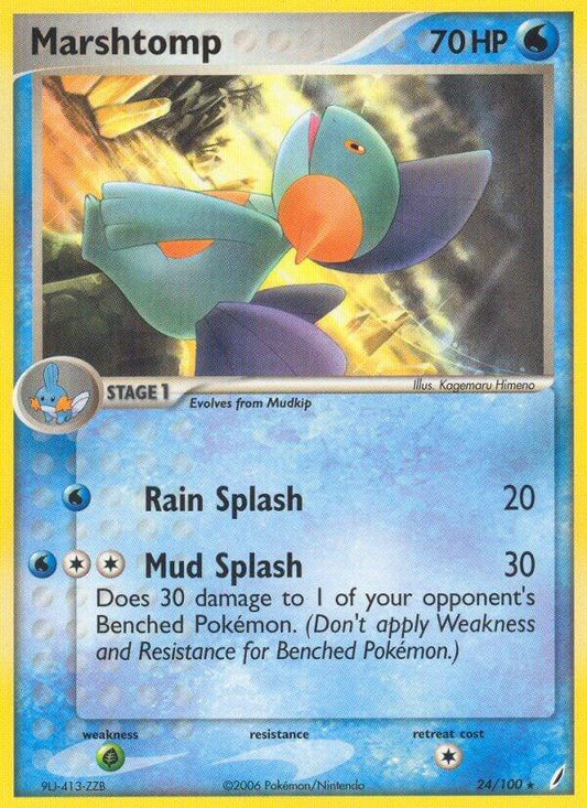 Pokemon Marshtomp 24/100 Crystal Guardians
