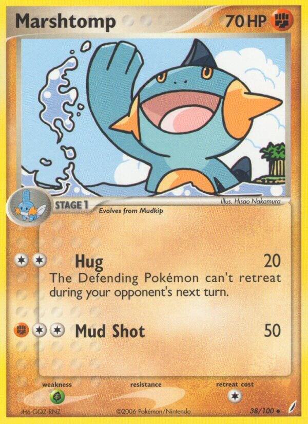 Pokemon Marshtomp 38/100 Crystal Guardians
