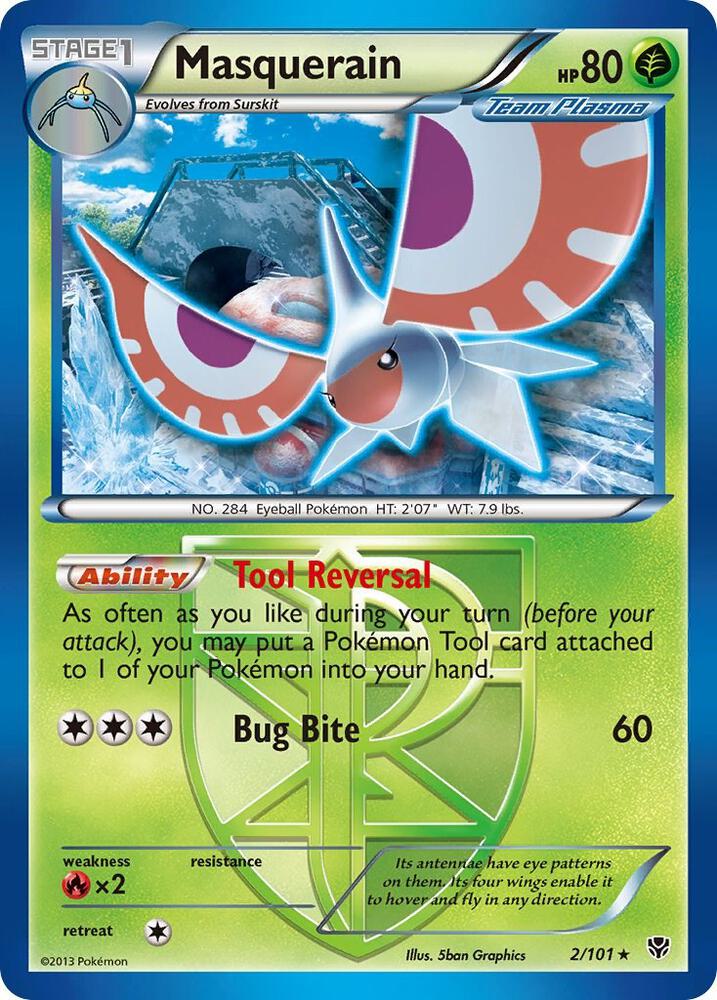Pokemon Masquerain 2/101 Plasma Blast