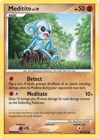Pokemon Meditite 89/130 Diamond & Pearl