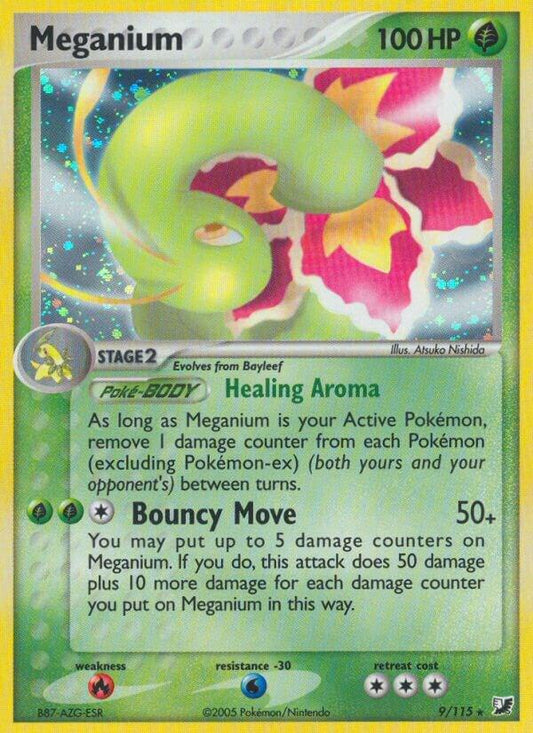 Pokemon Meganium 9/115 Unseen Forces