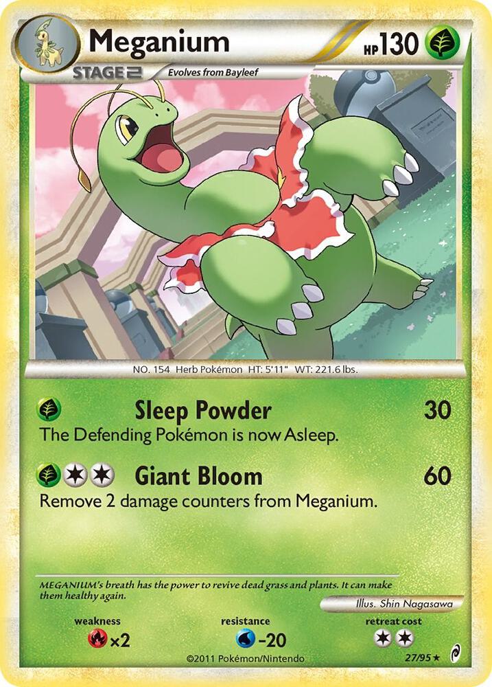 Pokemon Meganium 27/95 Call of Legends