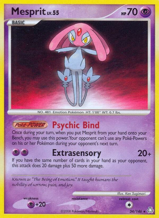 Pokemon Mesprit 34/146 Legends Awakened