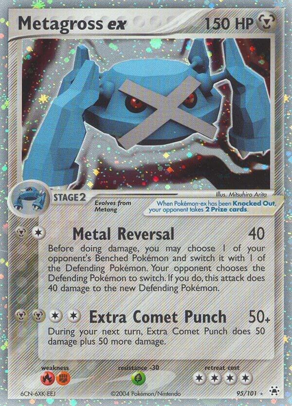 Pokemon Metagross ex 95/101 Hidden Legends