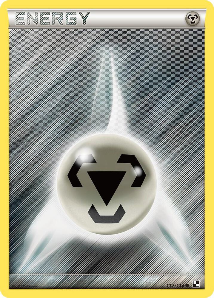 Pokemon Metal Energy 112/114 Black & White