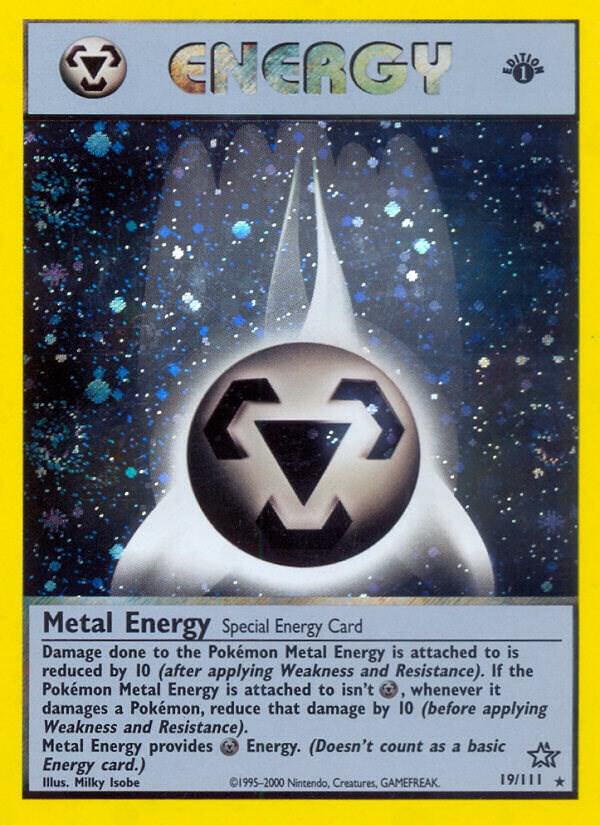 Pokemon Metal Energy # 19 Neo Genesis