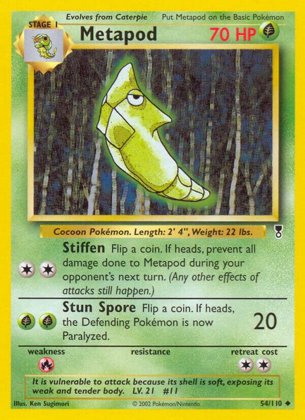 Pokemon Metapod 54/110 Legendary Collection