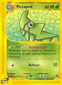Pokemon Metapod 87/165 Expedition Base Set