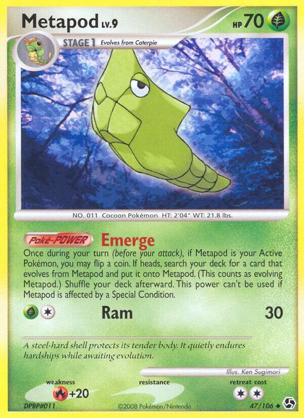 Pokemon Metapod 47/106 Great Encounters