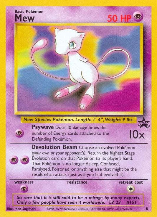 Pokemon Mew #8 WOTC Promo