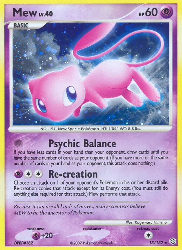 Pokemon Mew 15/132 Secret Wonders