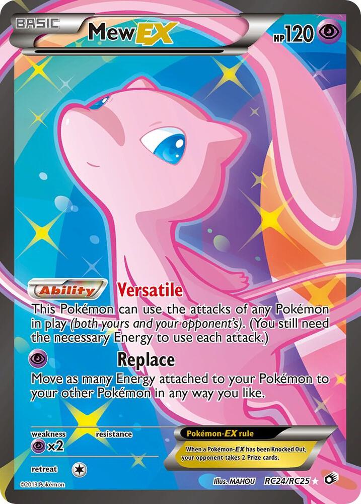 Pokemon Mew EX RC24/RC25 Legendary Treasures