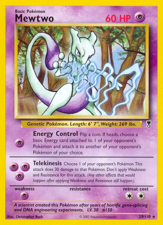 Pokemon Mewtwo 29/110 Legendary Collection