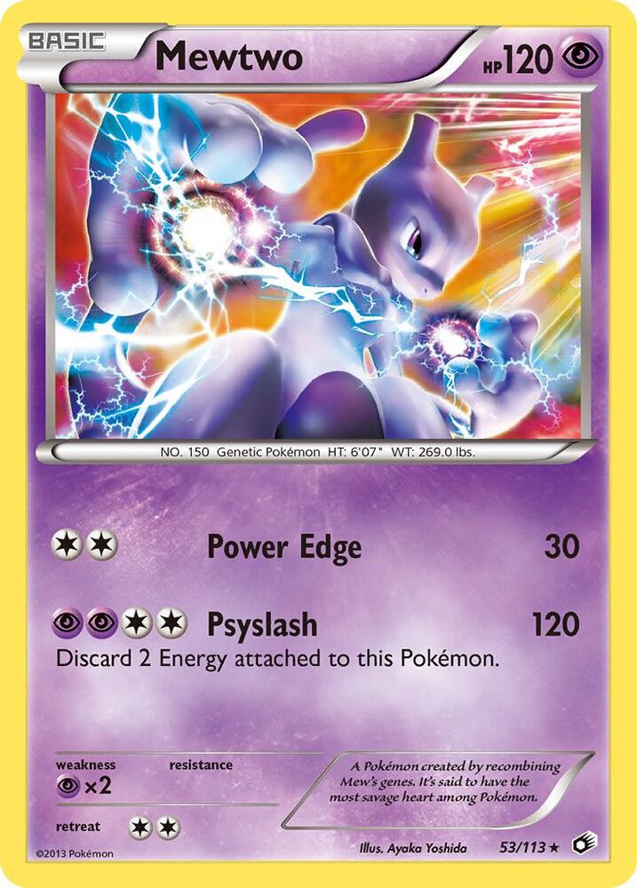 Pokemon Mewtwo 53/113 Legendary Treasures