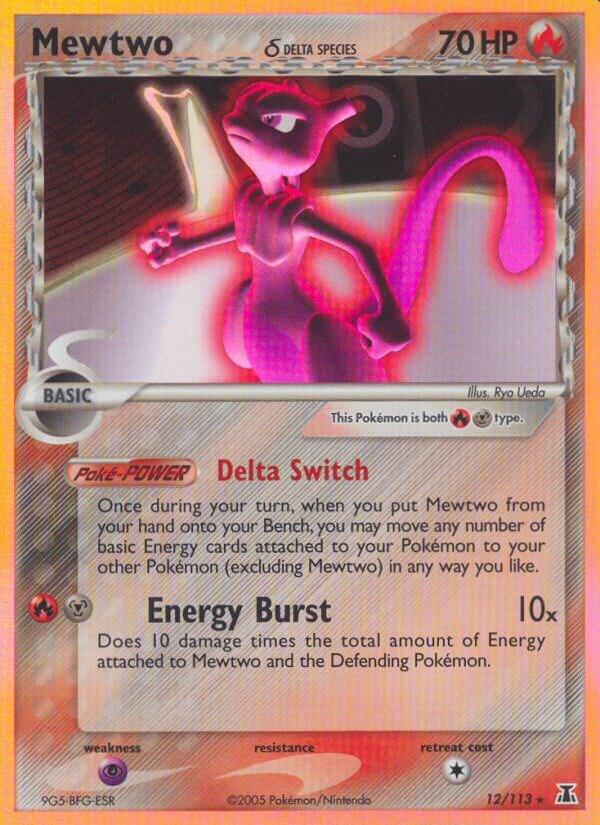 Pokemon Mewtwo δ 12/113 Delta Species