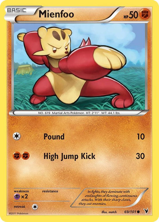 Pokemon Mienfoo 69/101 Noble Victories